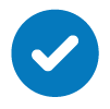 Blue check icon