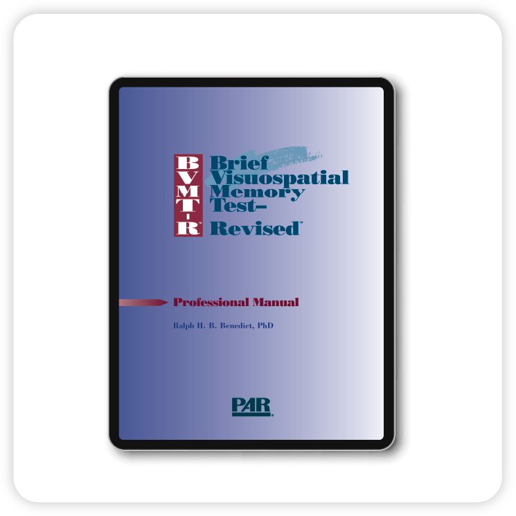 Cover of BVMTR manual displayed on a tablet