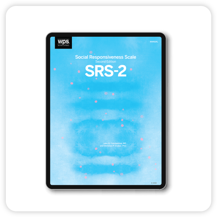 Cover of SRS-2 manual displayed on a tablet