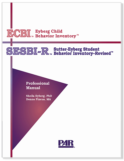 EBI and SESBI-R professional manual cover