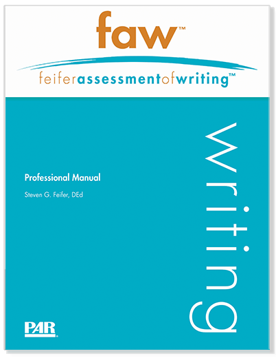Photo of Feifer Assessment of Writing ™  Screening Form | FAW | PAR