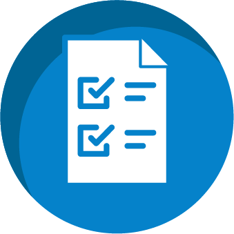 an icon of a checklist of inventory